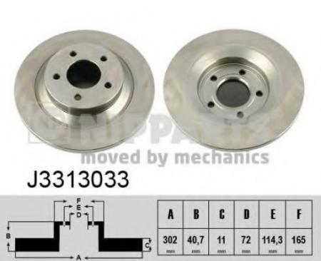   MAZDA 5 05- R16 /R17  D=302. J3313033