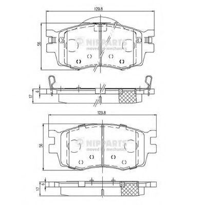   HY ACCENT/I20/KIA RIO 05-  J3600542