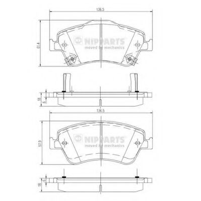   TOYOTA AURIS 1.33-2.2 07- ()  J3602124