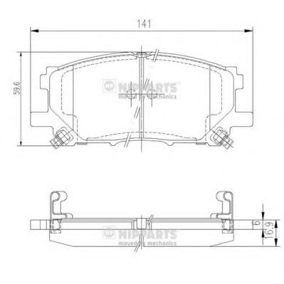   LEXUS RX300/RX330/RX350 03]08/RX400H 05]09  J3602125