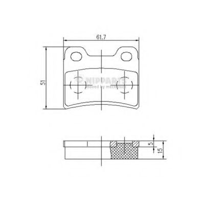   FORD ESCORT/ORION 90-00/KIA SEPHIA 93-/SHUMA 96-01  J3610303