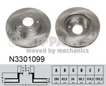   NISSAN JUKE 10-  . N3301099 NIPPARTS