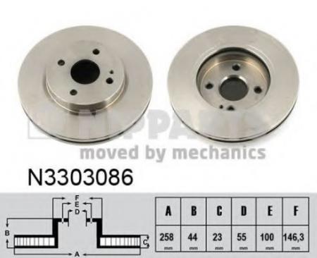   MAZDA 2 07-  .D=258. D=55MM N3303086