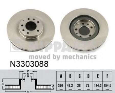   MAZDA CX-7/CX-9 07-  .D=320. N3303088