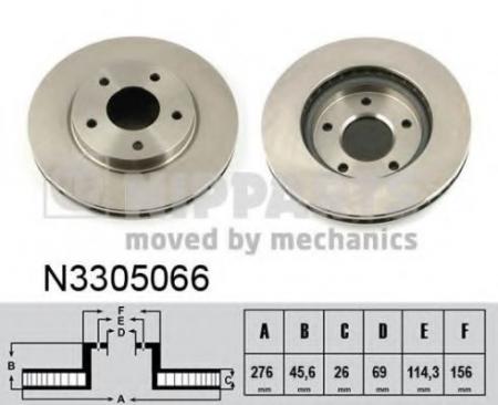   MITSUBISHI LANCER 08-/DODGE CALIBER 06-  .D=276. N3305066