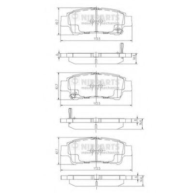   TOYOTA AVENSIS VERSO 2.0 01-/PREVIA 2.0-2.4 00-  J3612019