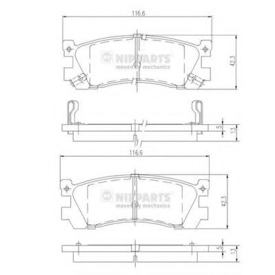   MAZDA 626 87-97/929 87-91/XEDOS 9/MPV 95-99  J3613005