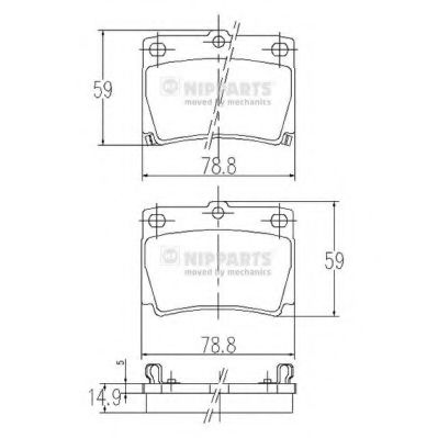   MITSUBISHI PAJERO SPORT/MONTERO SPORT 98]09 2.5D/3.0  J3615011