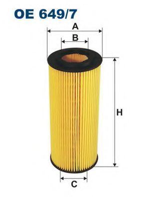   BMW 1(E81/87), 3(E46/90), 5(E60) OE649/7 FILTRON