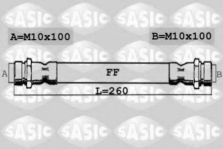   / [240mm]  CITROEN ZX/Xsara (R), PEUGEOT 306 (F) 91 -> SBH0165 SASIC