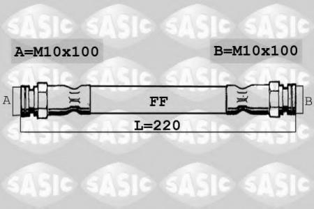   [194 mm]  CITROEN AX / ZX / Xsara, PEUGEOT 306 91 -> SBH0166 SASIC