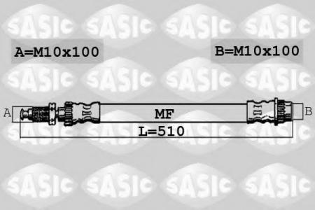    [510mm]  PEUGEOT 405 87-96 SBH0169 SASIC