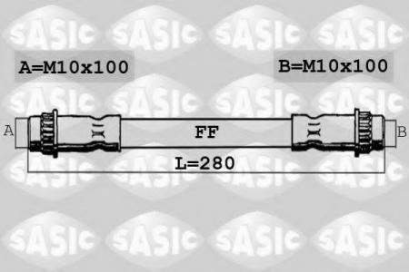    [280 mm]  CITROEN Berlingo/Xsara Picasso, PEUGEOT Partner 93 -> SBH0286 SASIC