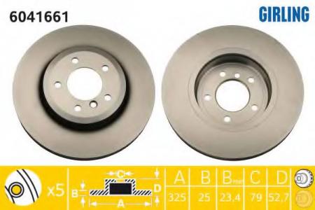   BMW E46 325-330 99-/Z4 3.0 06-  D=310. 6041661