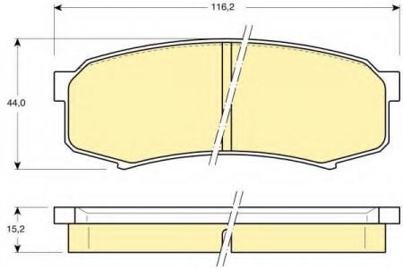   TOYOTA LC 80/90/120 90]/MITSUBISHI PAJERO 3.8/3.2D 06]  6111829