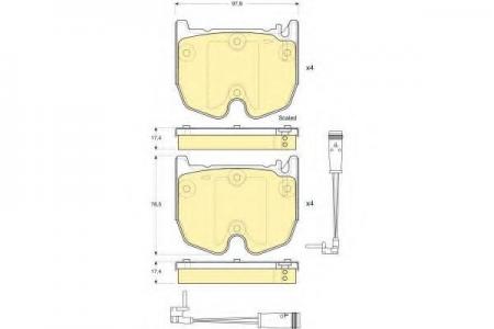   MERCEDES W211/W220/C219/C215/R230 600/55/65 AMG  6115999