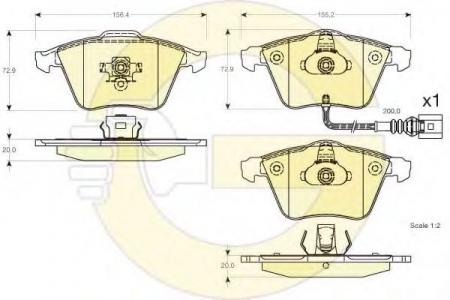   AUDI A3/TT/VOLKSWAGEN GOLF/PASSAT 04-  6116162