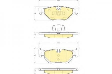   BMW E81/E87/E90/E91/E84 X1  6116262 GIRLING