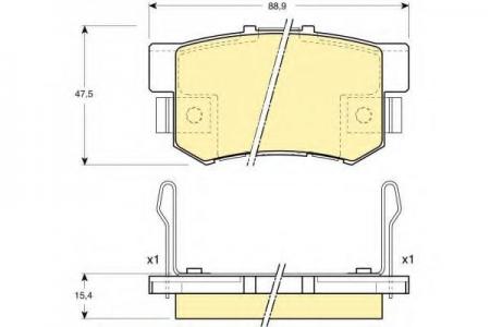   HONDA ACCORD 90-/CIVIC 97-/CR-V II/FR-V/PRELUDE 92-00  6131549