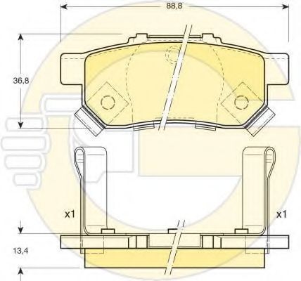   HONDA CIVIC VI 1.6 95-01/JAZZ 1.2/1.4 02-  6131749