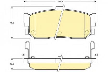   NISSAN ALMERA 95-/MAXIMA 95-/PRIMERA 90-98/SUNNY 87-95  6131819