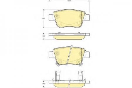   TOYOTA AVENSIS 03]/COROLLA VERSO 04]  6133374 GIRLING