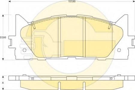   TOYOTA CAMRY V40 06-/V50 11-/LEXUS ES 240/350 06-  6134299 GIRLING