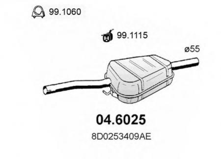   AUDI A4 1.8 20V TURBO AVANT 96 04.6025