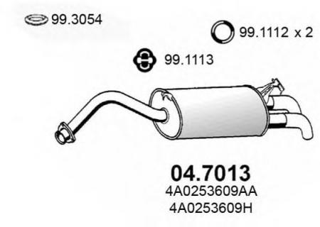    AUDI 100/A6 2.5TD 91- 04.7013