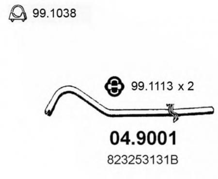   AUDI 80 L-1.3 73-77 04.9001