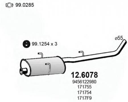    CITROEN/FIAT/PEUGEOT 2.0I, 1.9TD 94-] 12.6078