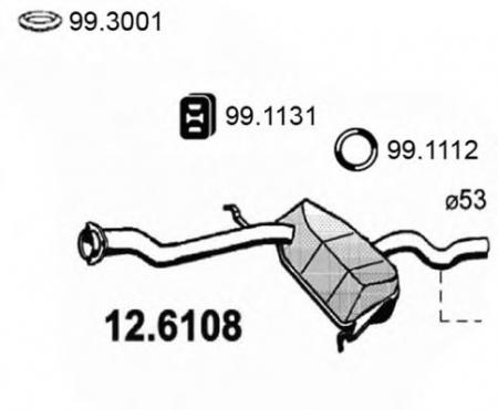   FIAT TEMPRA 1.9TD / SW 03/1993 - 1996 12.6108