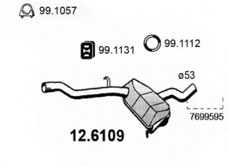 (1/2  )    FIAT TIPO 2.0-16V 91-93 12.6109