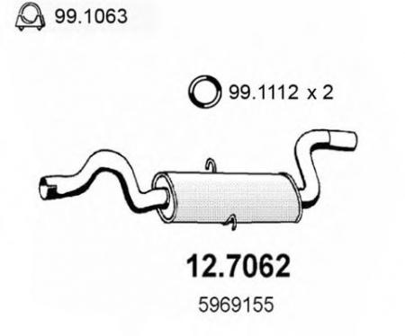    FIAT ARGENTA TURBO DIESEL 82 12.7062