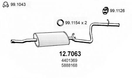    FIAT RITMO 60IS/D RONDA 1.2-1.7 12.7063