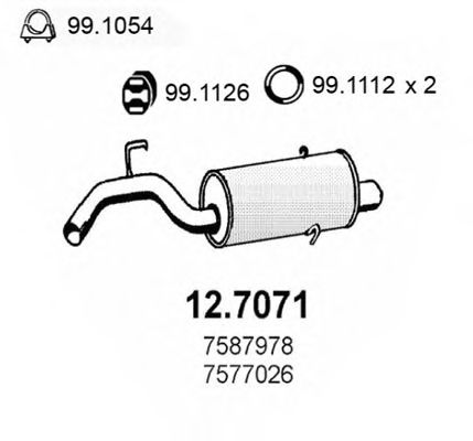    FIAT RITMO TURBO DIESEL 85 12.7071