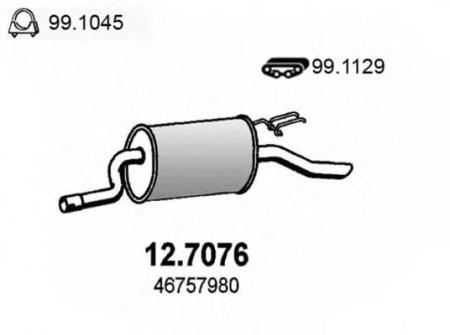 .  FIAT PUNTO 99 1.2I 8V 16V 99 12.7076