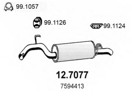    FIAT REGATA TURDO DIESEL 12.7077