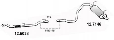 (1/2  )    FIAT PANDA II 1.2I 4X4 03-] 127146