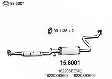  . HONDA CIVIC 1.2-1.3-1.5 12/83 156001