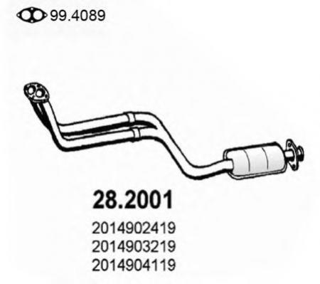    MERCEDES 190-190 E 82-84 28.2001