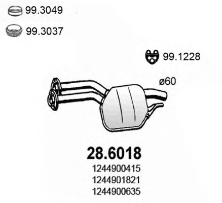   MERCEDES 2.6-3.0 T.E. 28.6018