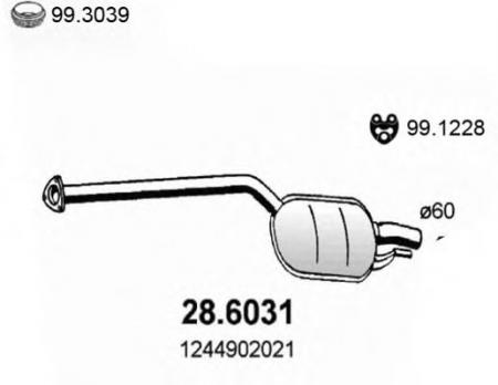   MERCEDES 250/300 TD W124 85/89 28.6031