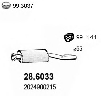   MERCEDE  220 2.2I W202 3/1993 28.6033