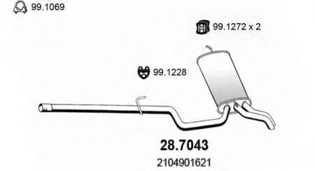    MERCEDES E290 TD / SW 03/1996 - 06/1999 28.7043