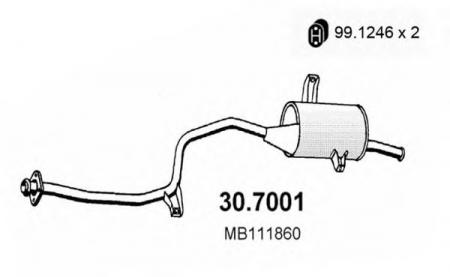    MITSUBISHI COLT 1.2-1.4 78-84 30.7001