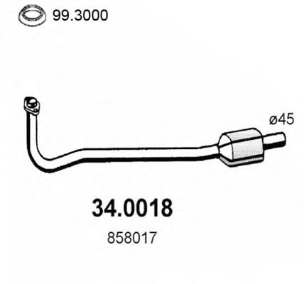     OPEL CORSA B 1.2I, 1.4I (COMBO) 93-01 34.0018