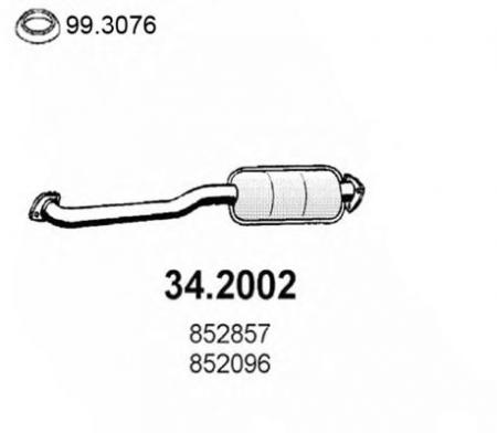    OPEL KADETT E 1.8 2.0 GSI 86-91 34.2002