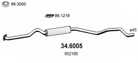   OPEL KADETT 1.3 N/S 8/81 7/84 34.6005