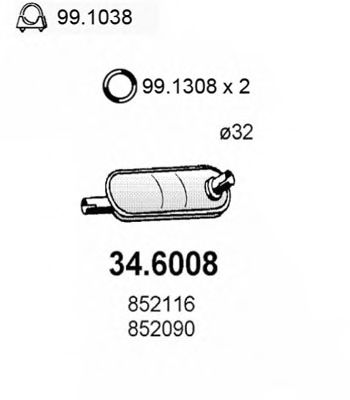   OPEL KADETT B 1.1 DAL 65-72 34.6008